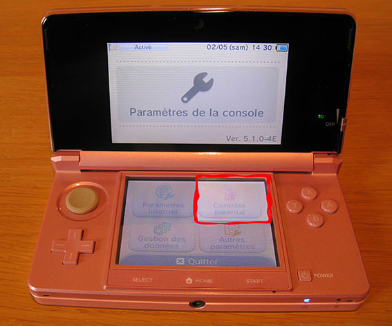 photo3 tuto code parental 3DS