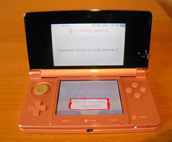 photo6 tuto code parental 3DS